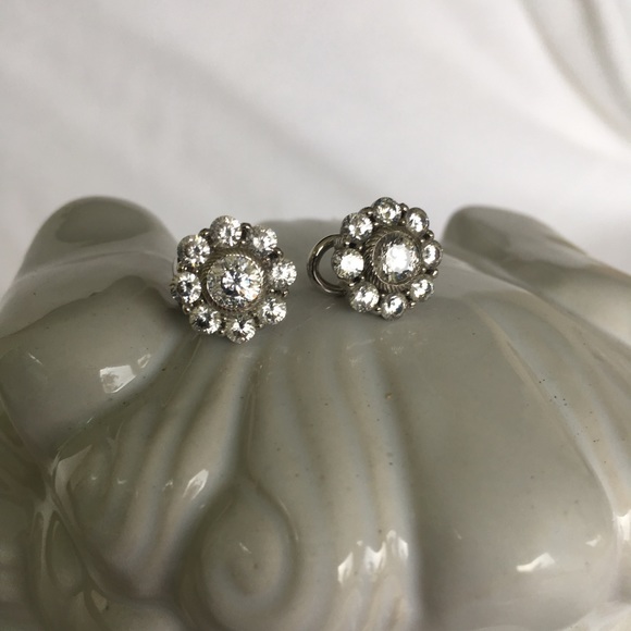 Authentic Judith Ripka Sterling Silver Earrings - Picture 5 of 7